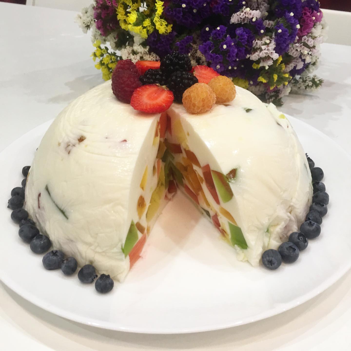 Gelee-Torte OHNE Backen «Kaleidoskop» - das ist das köstlichste Dessert, das ich im Handumdrehen zubereite