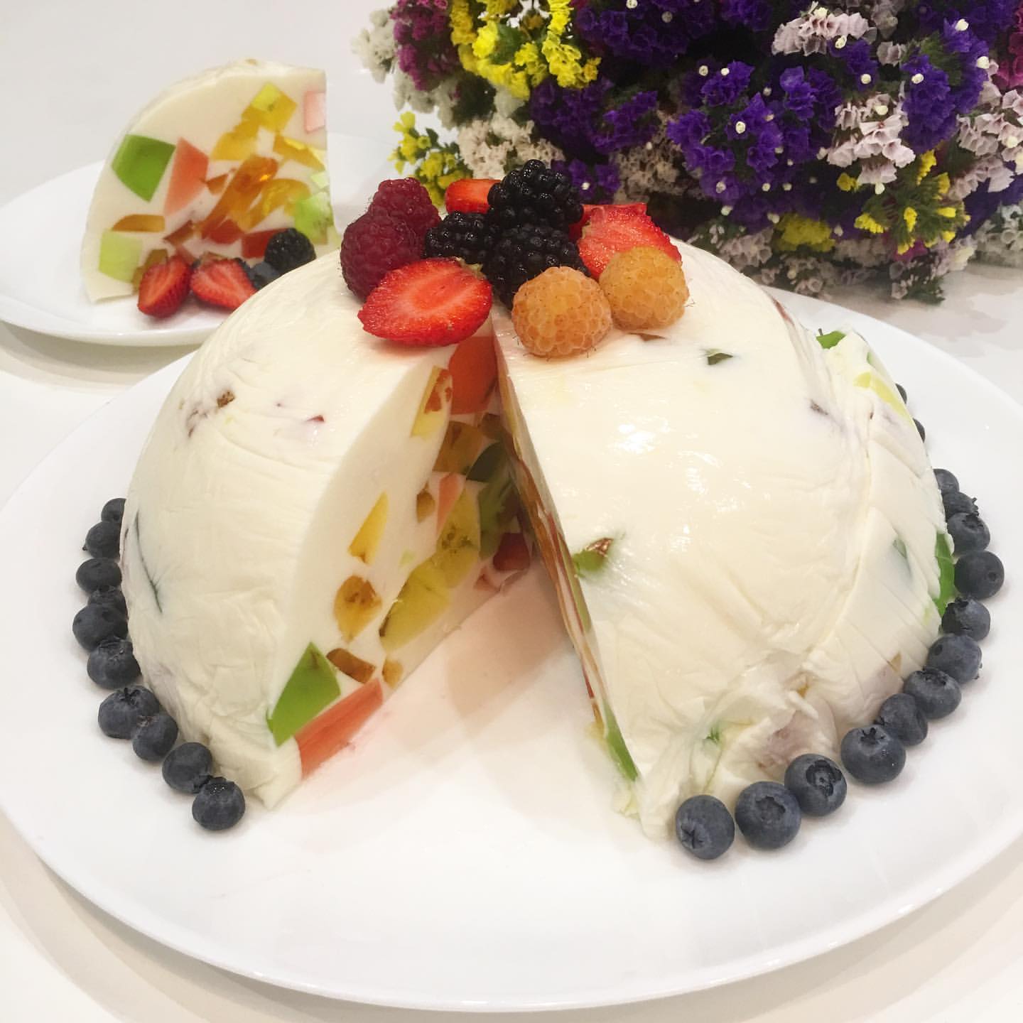 Gelee-Torte OHNE Backen «Kaleidoskop» - das ist das köstlichste Dessert, das ich im Handumdrehen zubereite